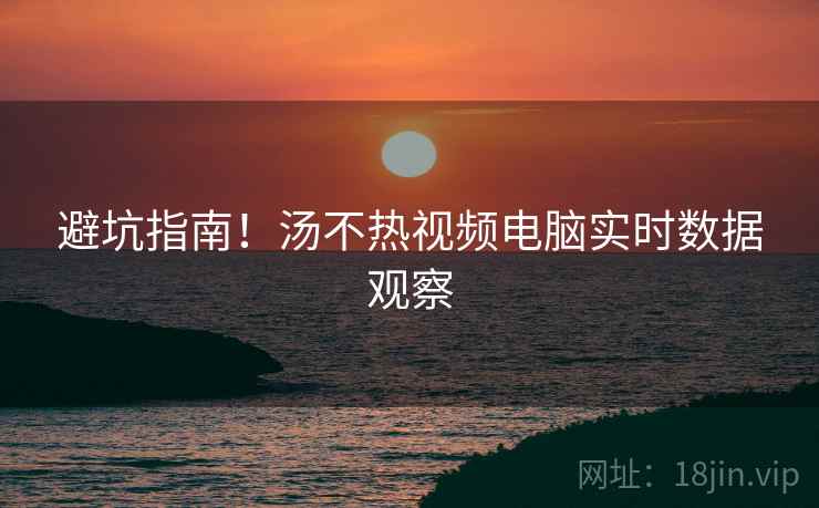 避坑指南！汤不热视频电脑实时数据观察
