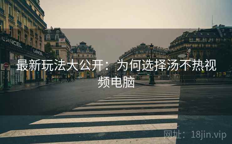 最新玩法大公开：为何选择汤不热视频电脑